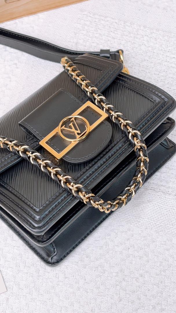 Louis Vuitton Black Epi Mini Dauphine