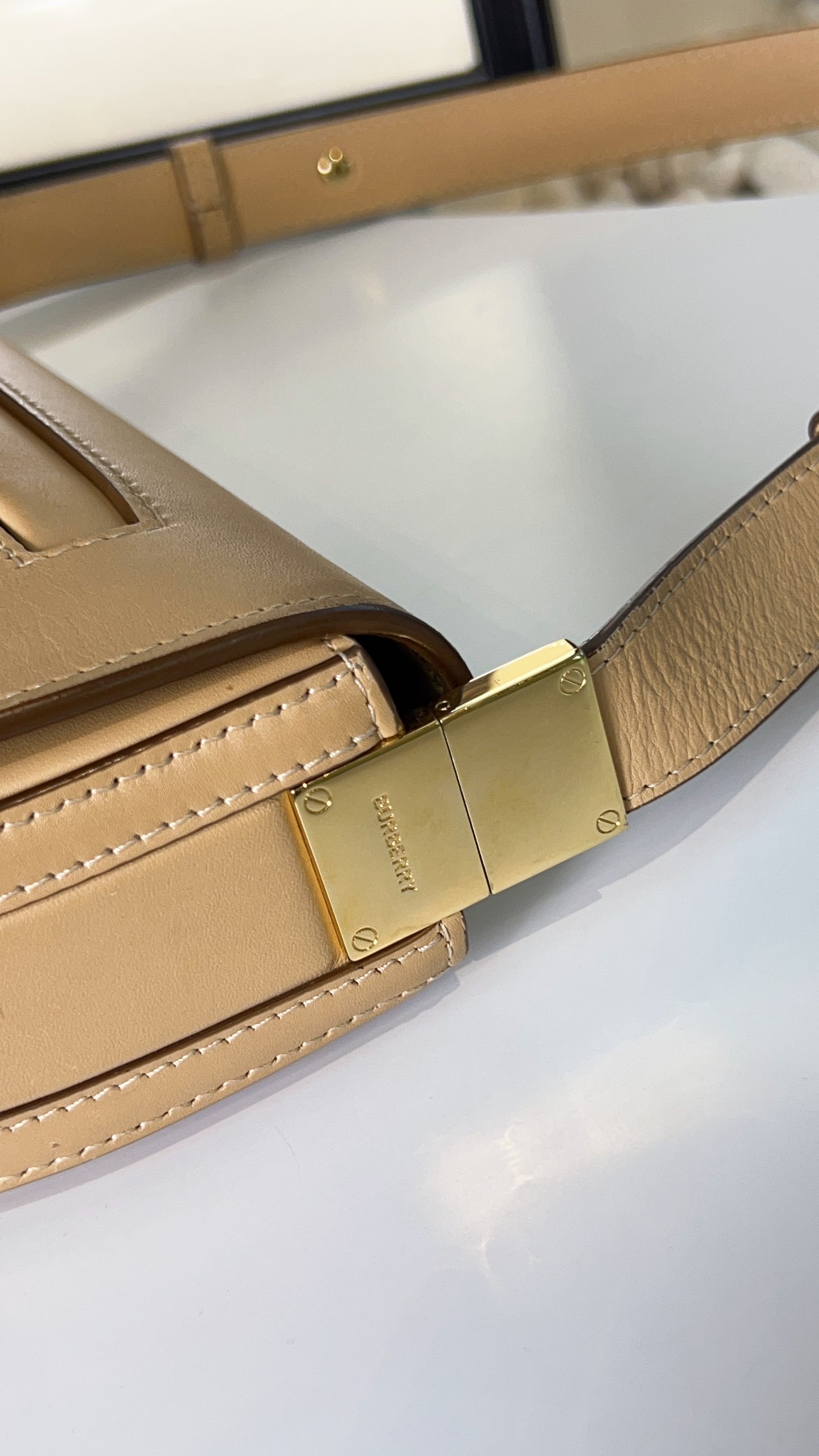 Burberry Beige Olympia Shoulder Bag