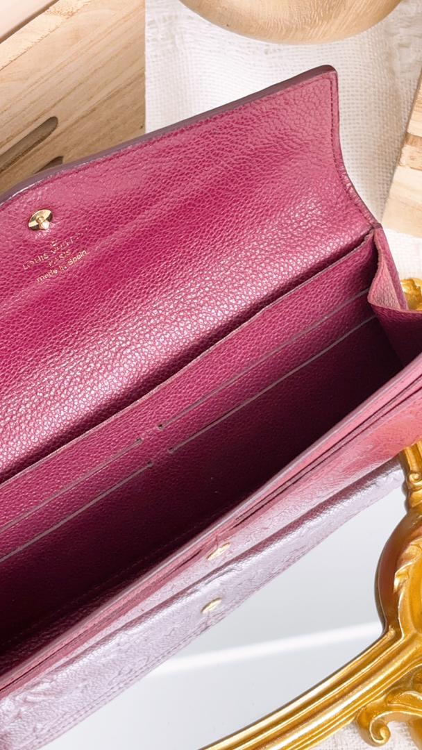 Louis Vuitton Purple Empreinte Curieuse 2in1 Wallet