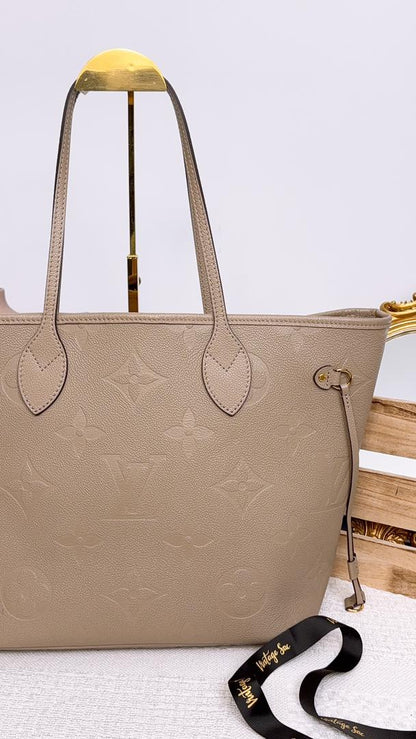 LV Tourterelle Empreinte Neverfull MM with Pouch