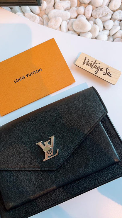 LV Black Mylockme Chain Pochette