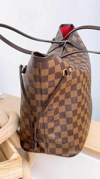 LV Damier Ebene Neverfull MM