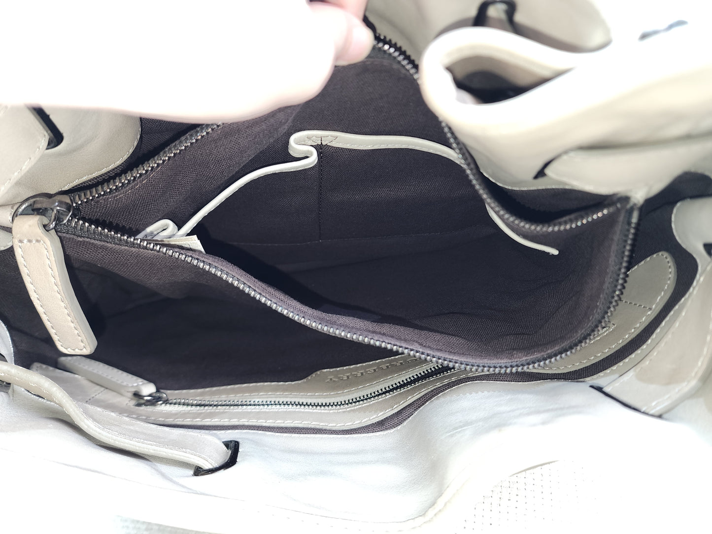 Burberry Smoked Check Walder Hobo Bag