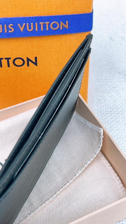 Louis Vuitton Black Epi Card Case