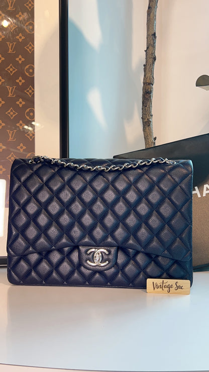 Chanel Blue Caviar Maxi CF SHW