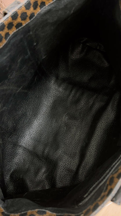 Celine Black Macadam Tote Bag