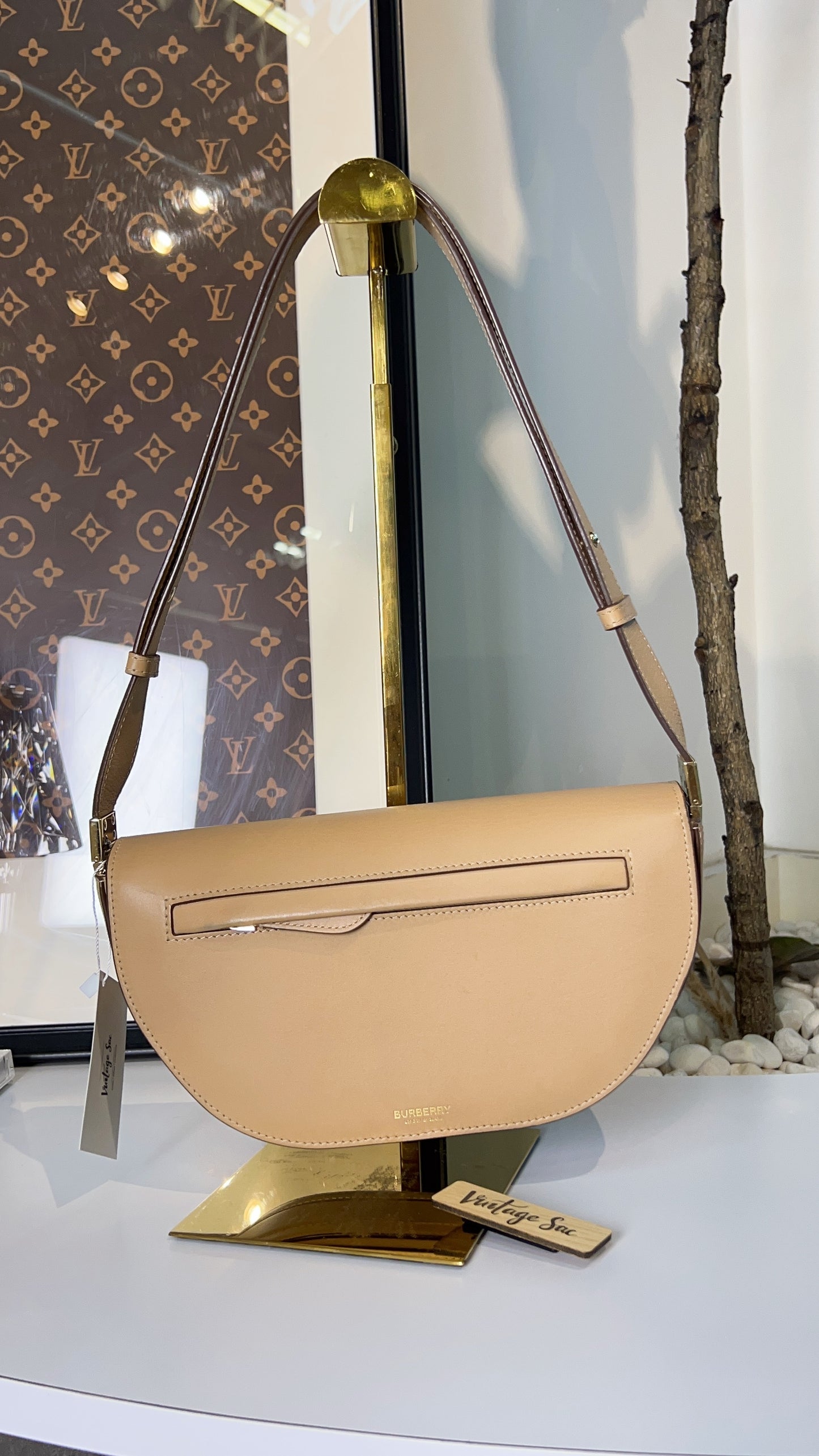 Burberry Beige Olympia Shoulder Bag