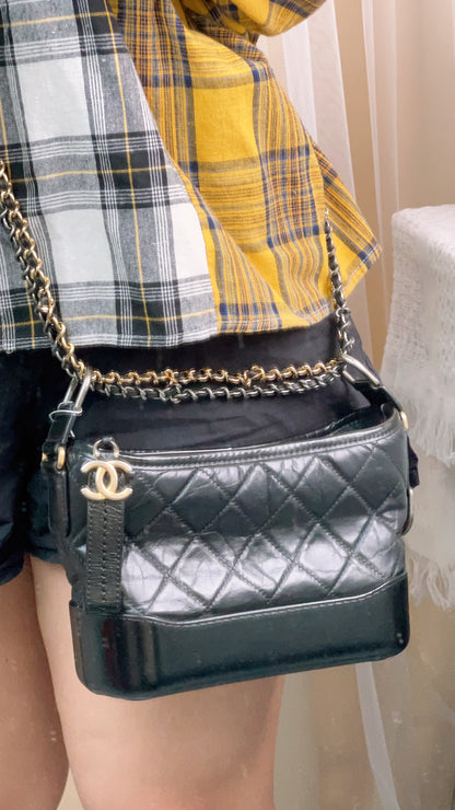 Chanel Black Small Gabrielle