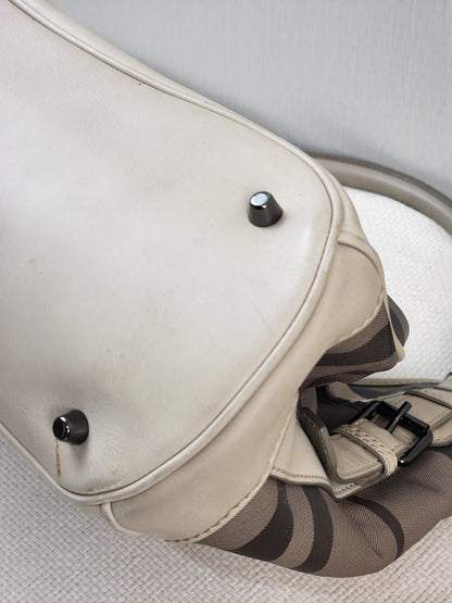 Burberry Smoked Check Walder Hobo Bag