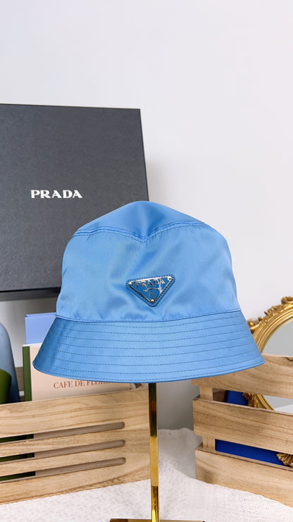 Prada Blue Nylon Bucket Hat