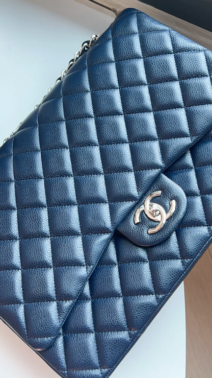 Chanel Blue Caviar Maxi CF SHW