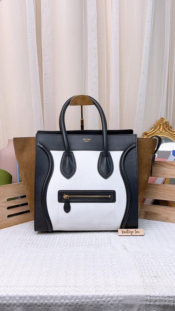 Celine Tricolour Luggage Mini Tote