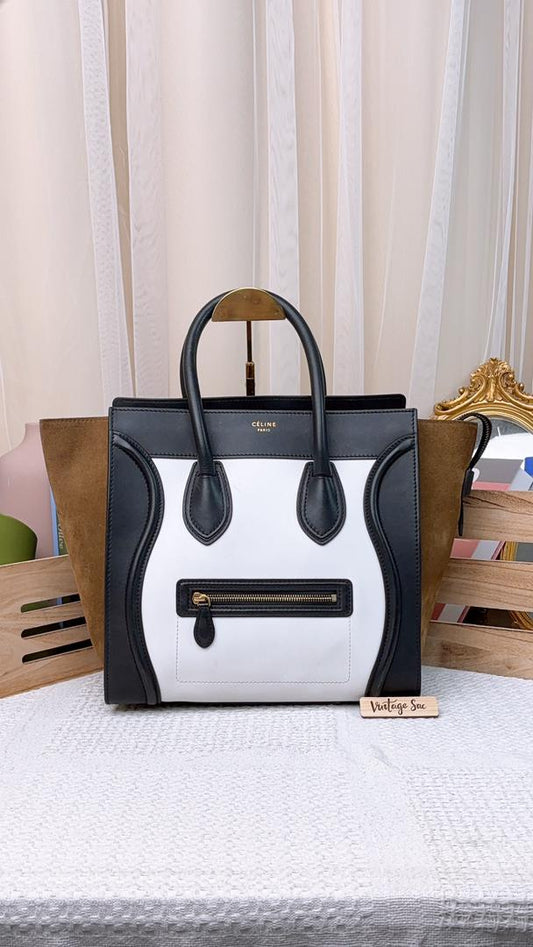 Celine Tricolour Luggage Mini Tote