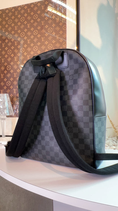 LV Damier Graphite Josh World Map Backpack