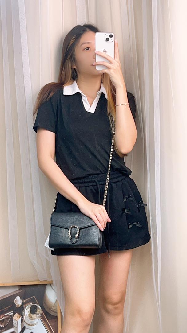 Gucci Black Calfskin Dionysus Woc