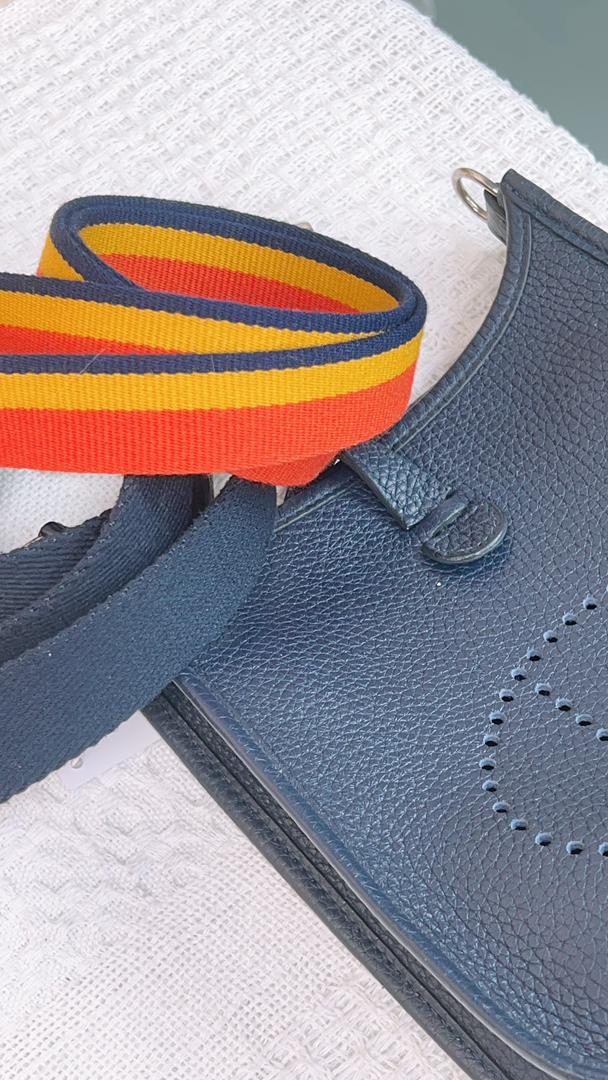 Hermes Bleu Nuit Mini Evelyn