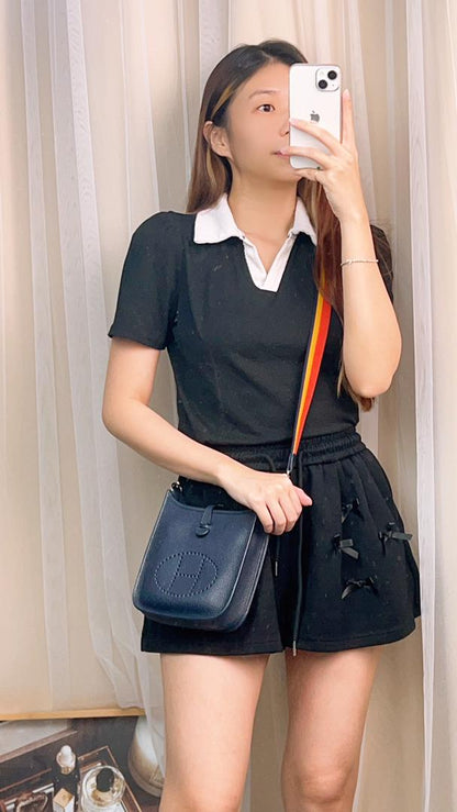 Hermes Bleu Nuit Mini Evelyn