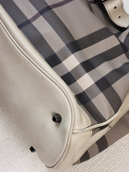 Burberry Smoked Check Walder Hobo Bag