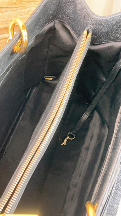 Chanel Black Caviar GST GHW