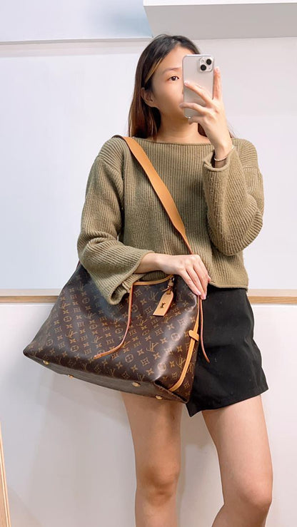 LV Monogram Carryall MM (no pouch)