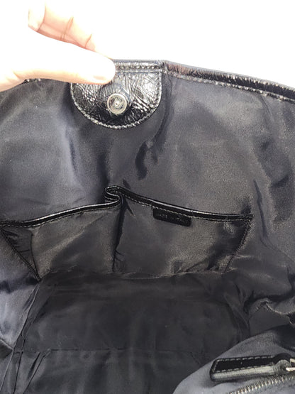 Burberry Black Nylon Beat Check Victoria Tote