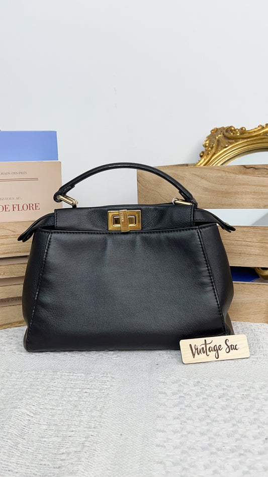 Fendi Black Mini Peekaboo