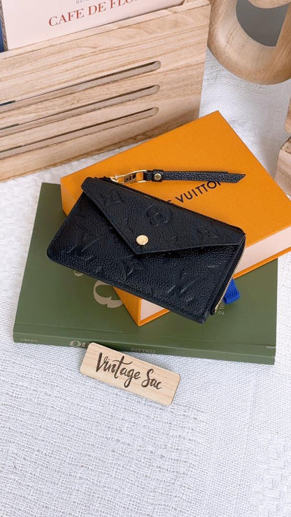 Louis Vuitton Black Empreinte Recto Verso Card Holder
