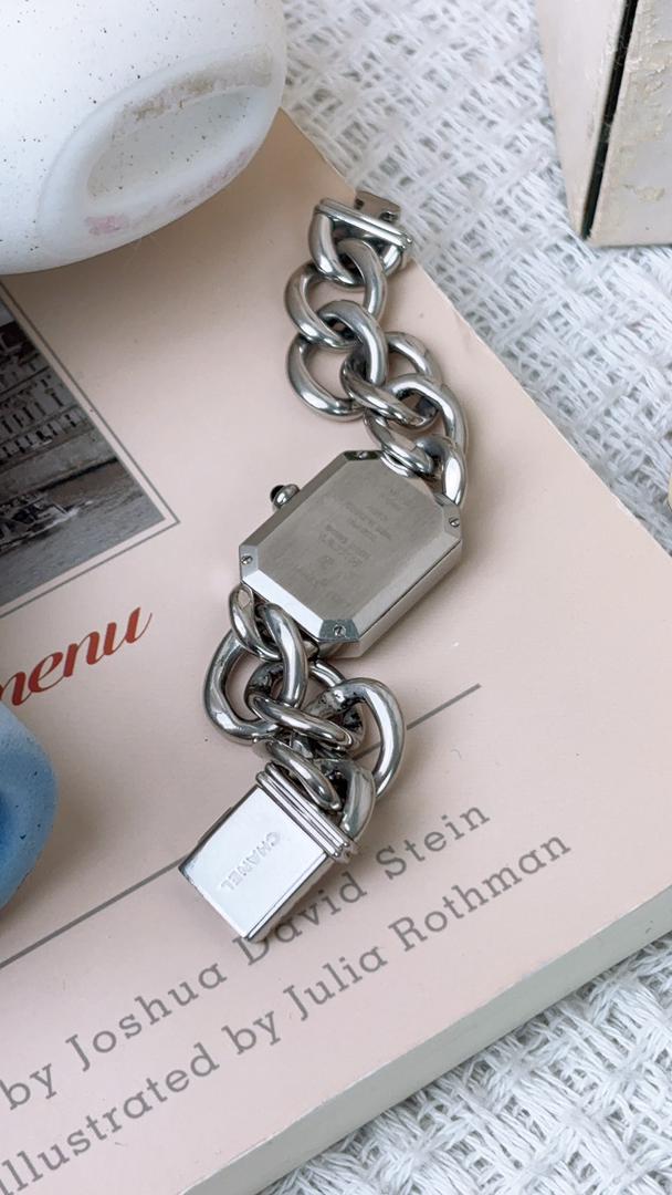 Chanel Silver Vintage Premiere Chain Watch S