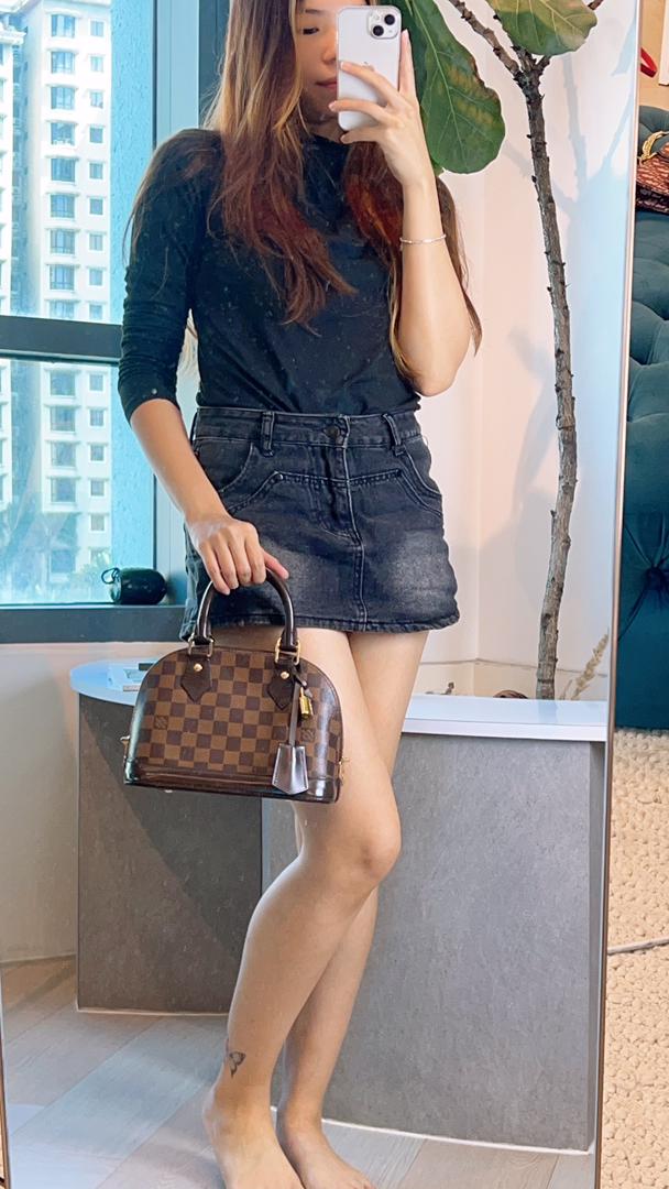 LV Damier Ebene Alma BB