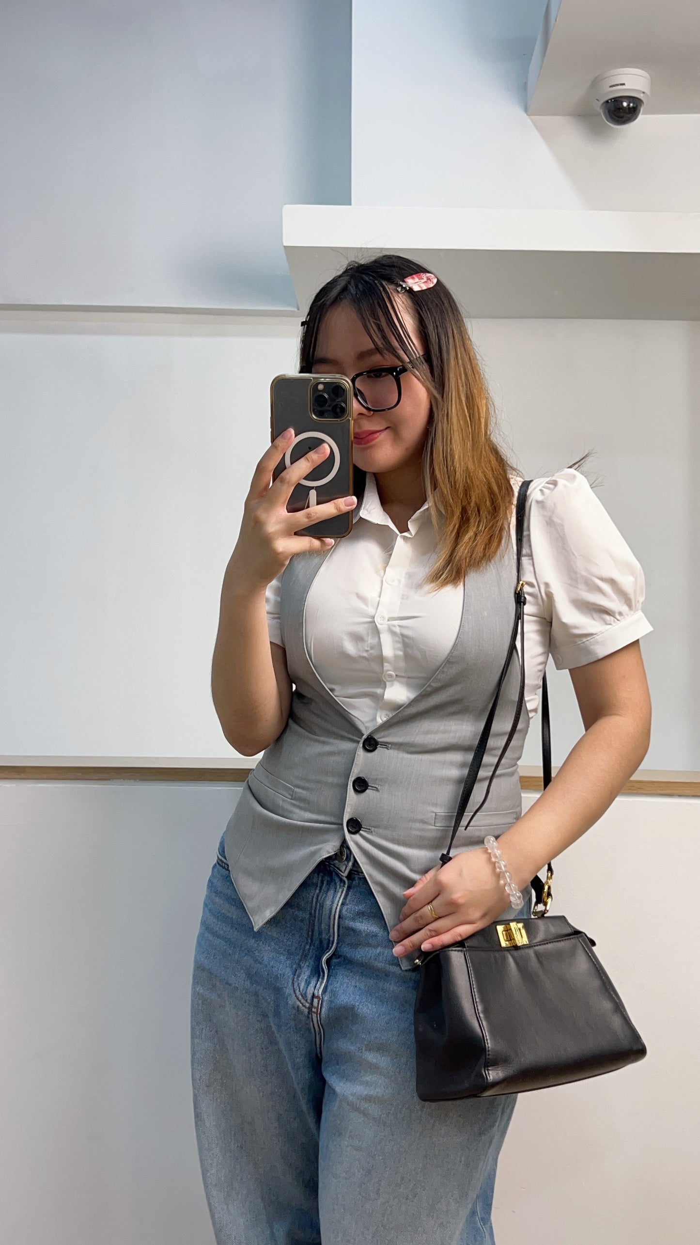 Fendi Black Mini Peekaboo