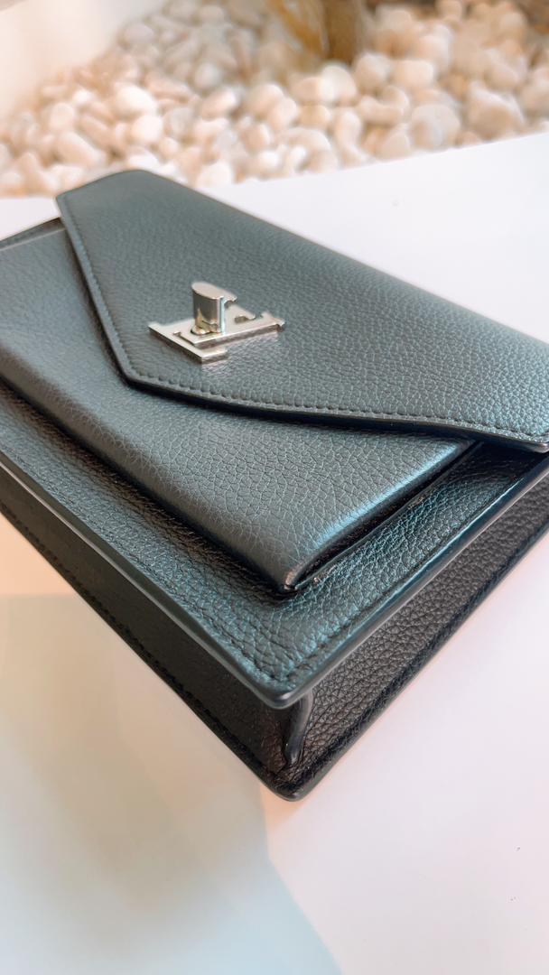 LV Black Mylockme Chain Pochette