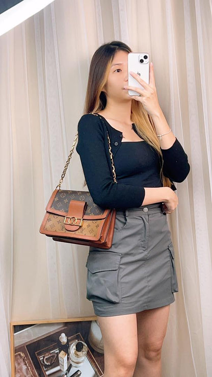 Louis Vuitton Reverse Monogram Dauphine MM