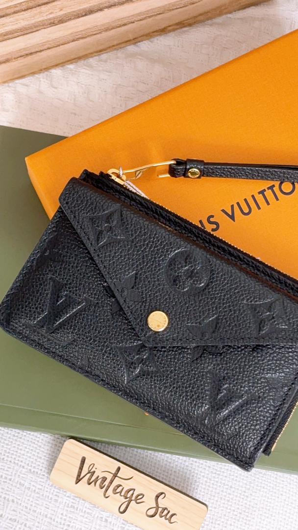 Louis Vuitton Black Empreinte Recto Verso Card Holder