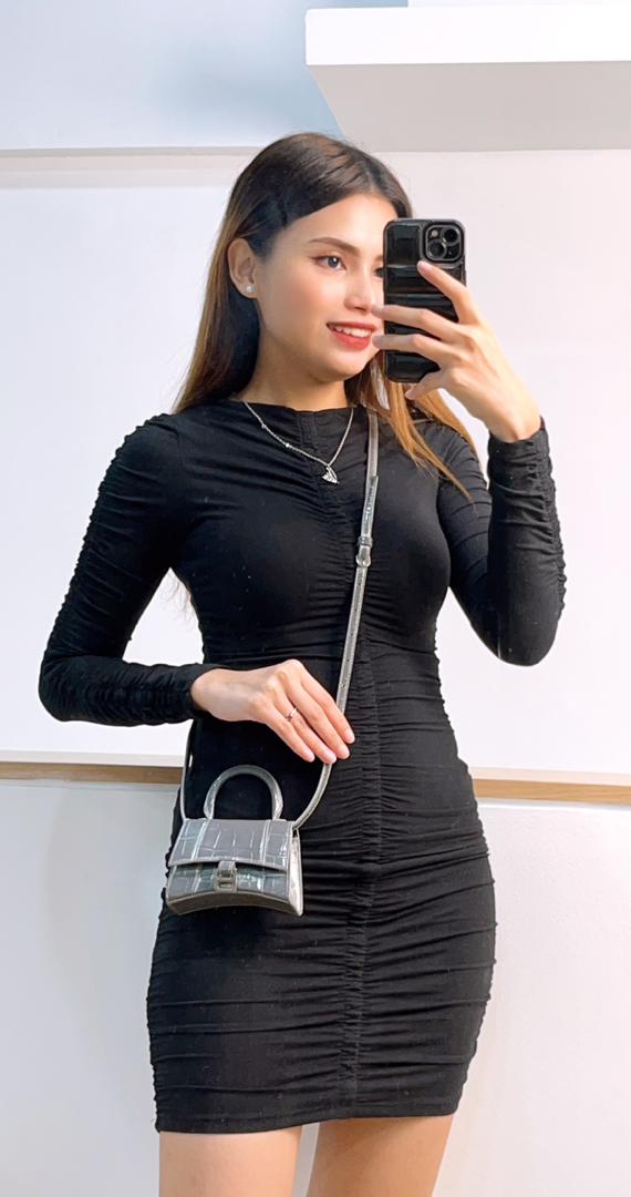 Balenciaga Silver Nano Hourglass