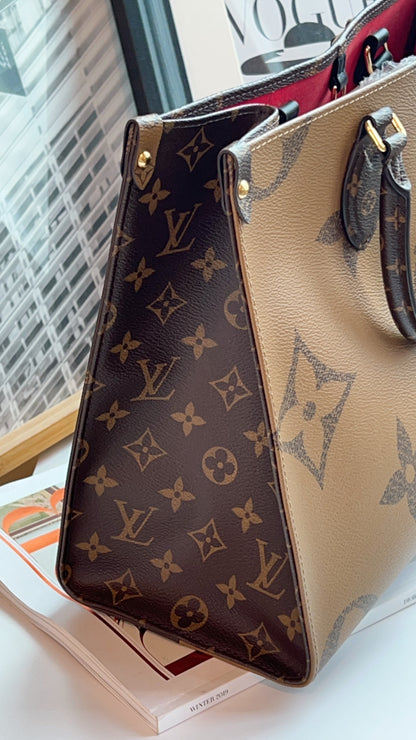 LV Monogram Reverse On The Go MM