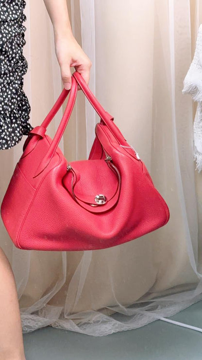 Hermes Pink Lindy 34 (PHW)