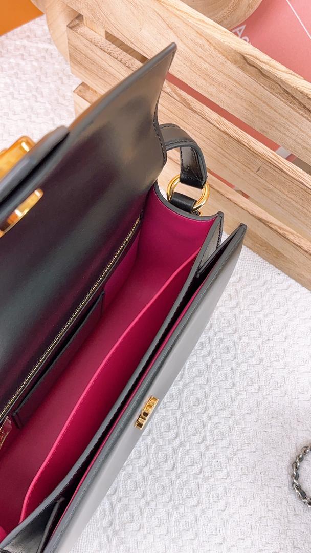 Louis Vuitton Black Smooth Calfskin Pont 9 Shoulder Bag