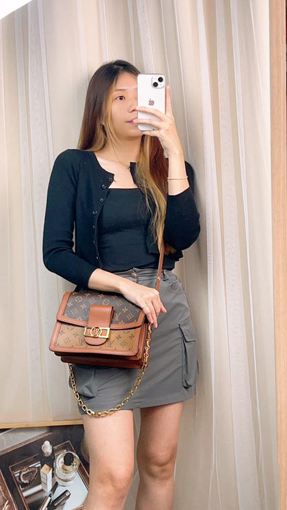 Louis Vuitton Reverse Monogram Dauphine MM