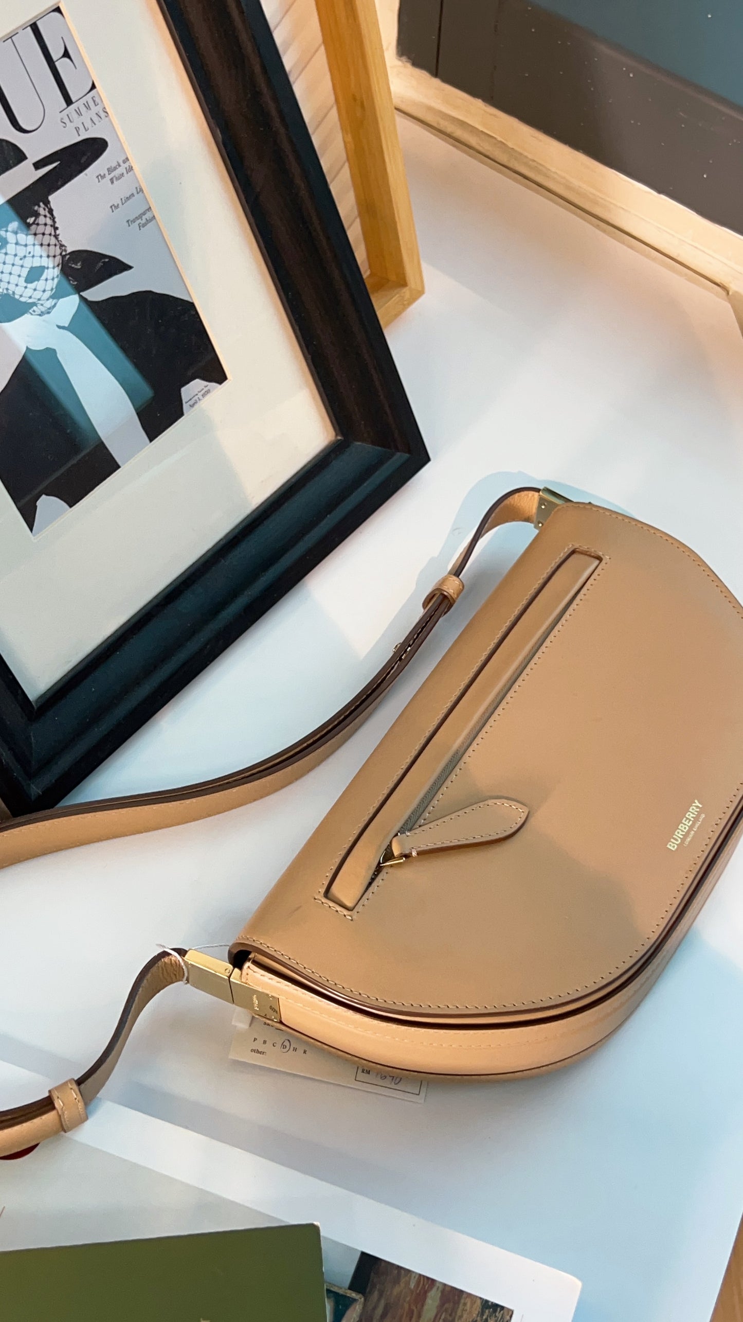 Burberry Beige Olympia Shoulder Bag