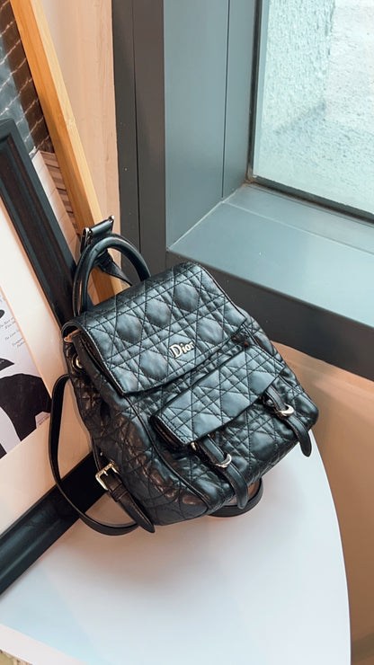 Dior Black Small Stardust Backpack