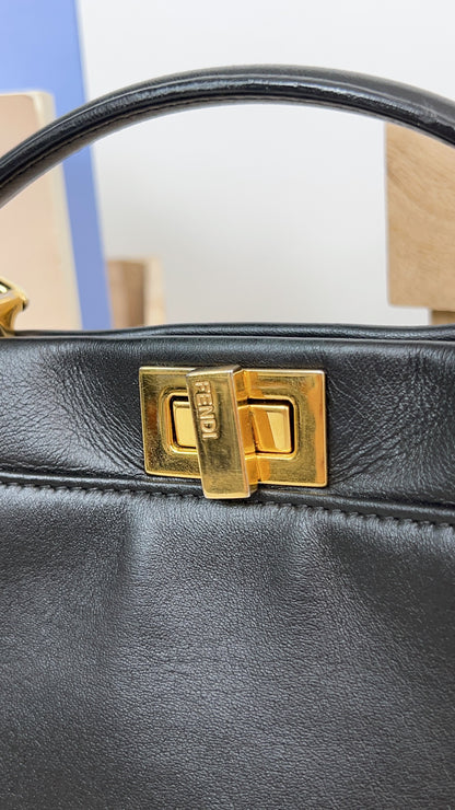 Fendi Black Mini Peekaboo