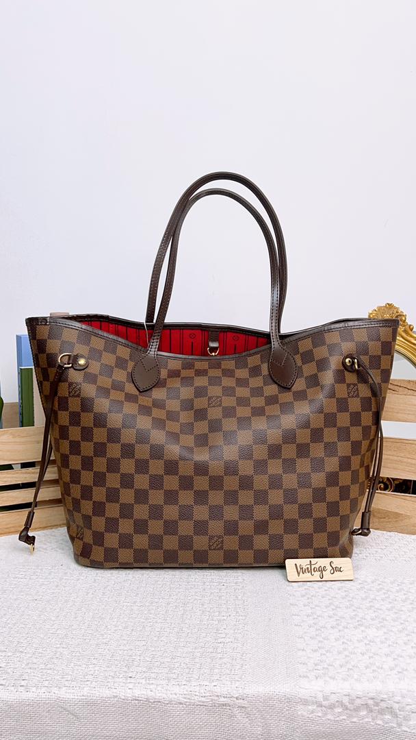 LV Damier Ebene Neverfull MM
