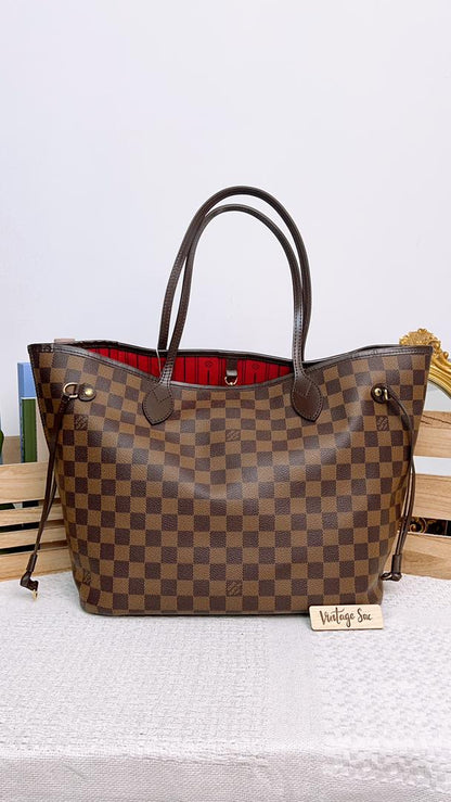 LV Damier Ebene Neverfull MM