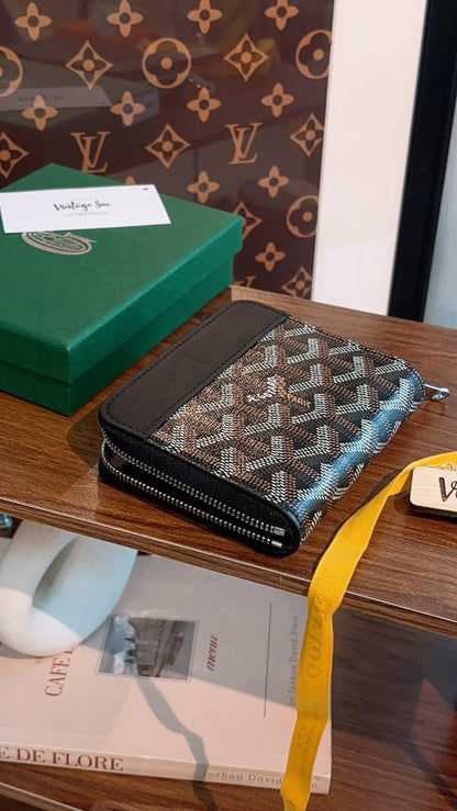 Goyard Black Matignon PM Wallet