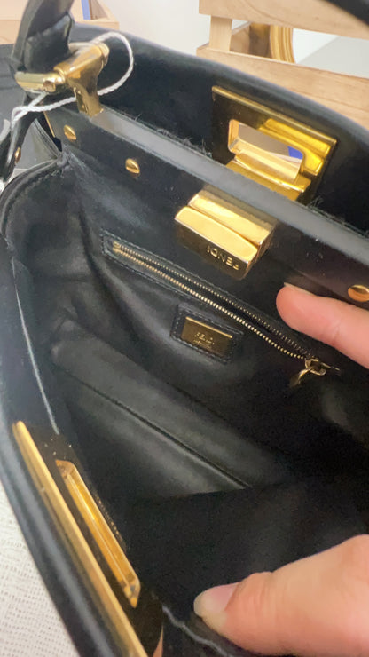 Fendi Black Mini Peekaboo