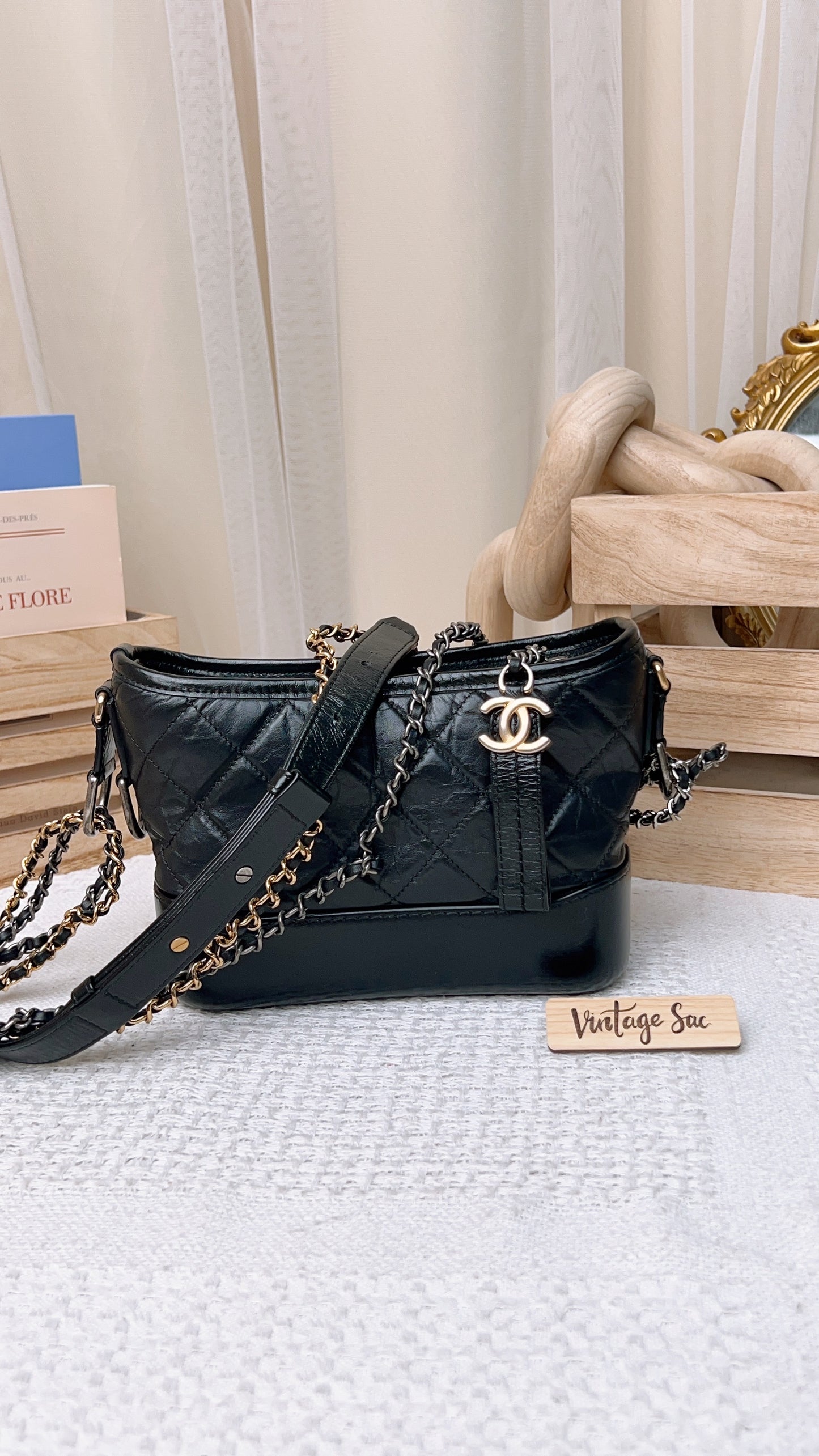 Chanel Black Small Gabrielle