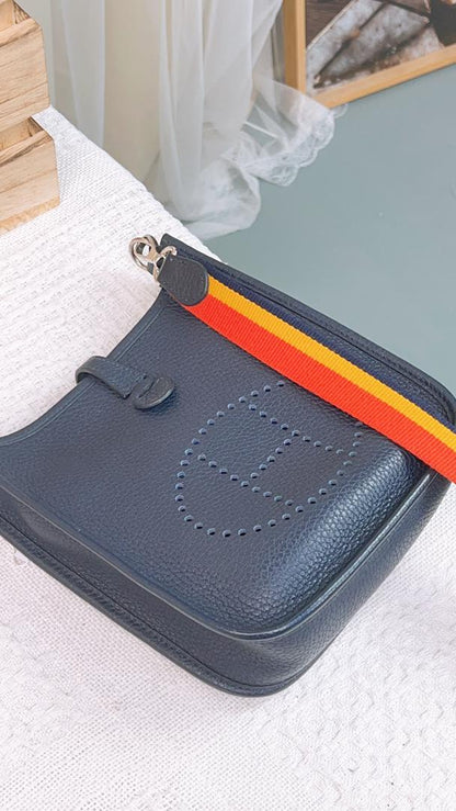 Hermes Bleu Nuit Mini Evelyn