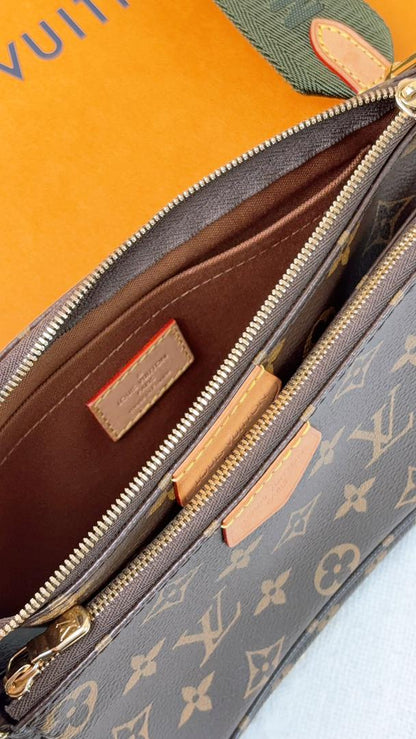 Louis Vuitton Monogram Khaki Multi Pochette