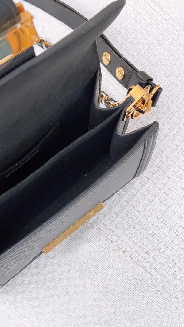 Louis Vuitton Black Epi Mini Dauphine