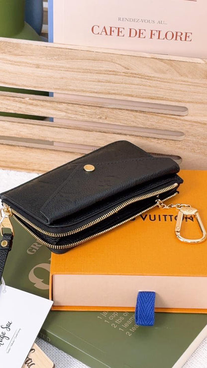 Louis Vuitton Black Empreinte Recto Verso Card Holder